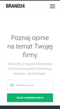Mobile Screenshot of brand24.pl